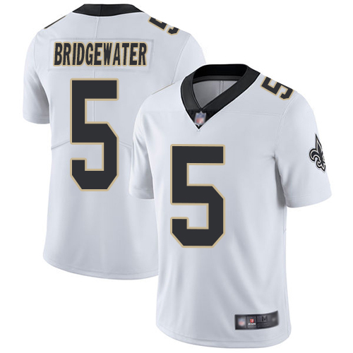 Men New Orleans Saints Limited White Teddy Bridgewater Road Jersey NFL Football 5 Vapor Untouchable Jersey